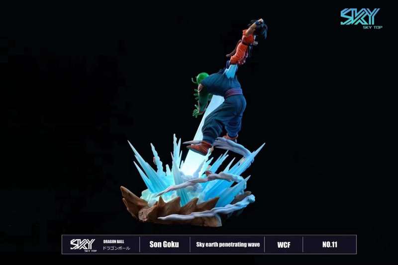 【Pre order】Sky Top Studio Dragon Ball Son Sky earth penetrating wave Goku Resin Statue