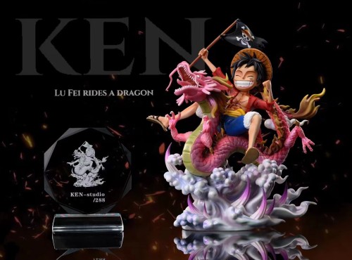 【Pre order】KEN-Studios One Piece Luffy Rides A Dragon Resin Statue