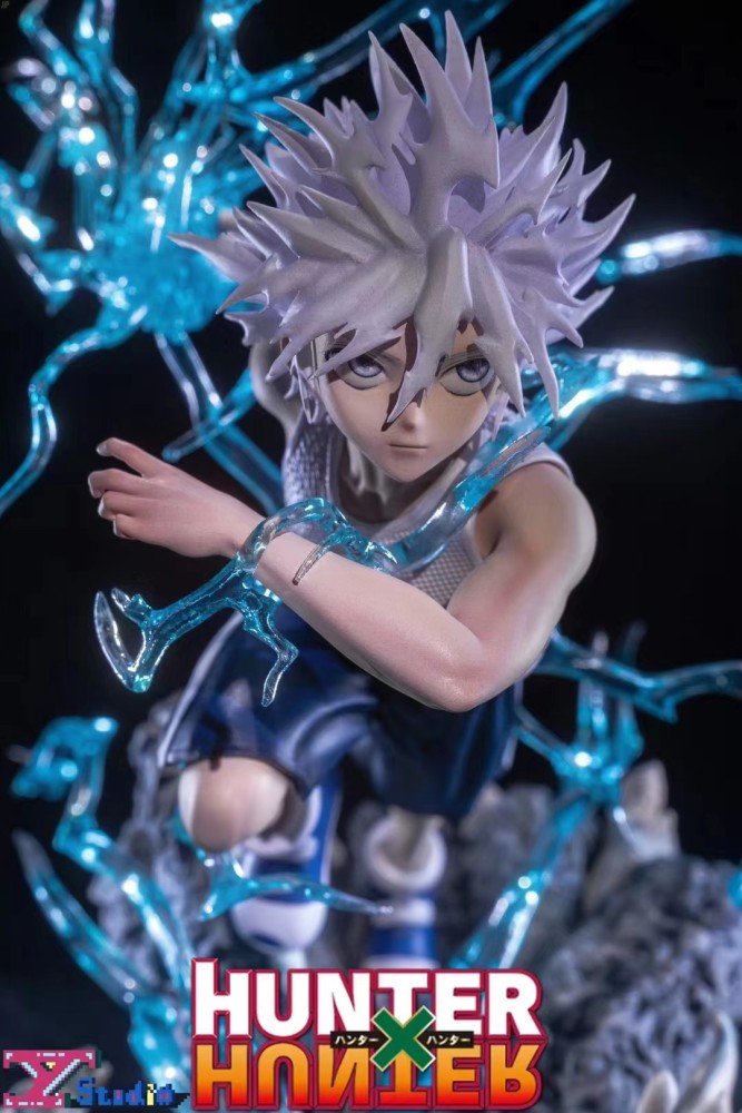 killua resin statue