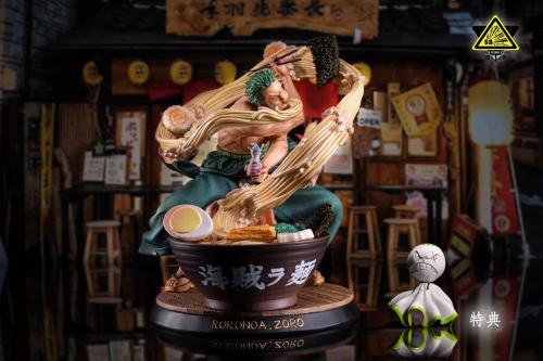 【Pre order】SuperBomb Studio One Piece Roronoa Zoro Eating Noodle Resin Statue Deposit