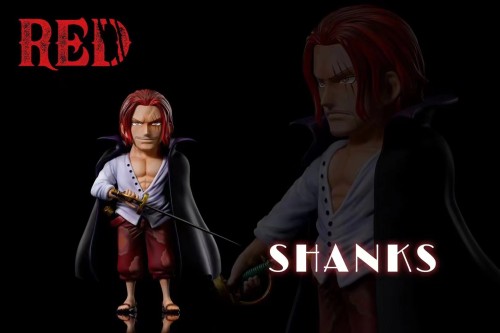 【Pre order】A+ Studio One Piece Red hair Shanks&Rockstar resin statue