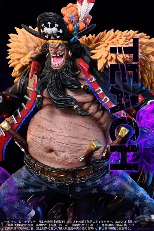 【In Stock】WIFI Studio ONE PIECE Blackbeard Marshall·D·Teach Resin Statue