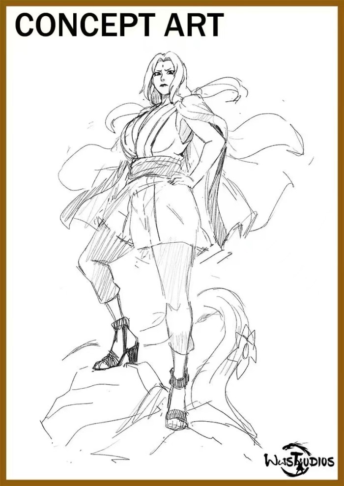 【In Stock】 WwStudio NARUTO Tsunade 1/6 Resin statue