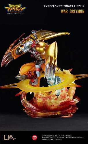 【Pre order】UNiQUE ART Studio Digimon Adventure War Greymon Copyright 1/4 Resin Statue（copyright）