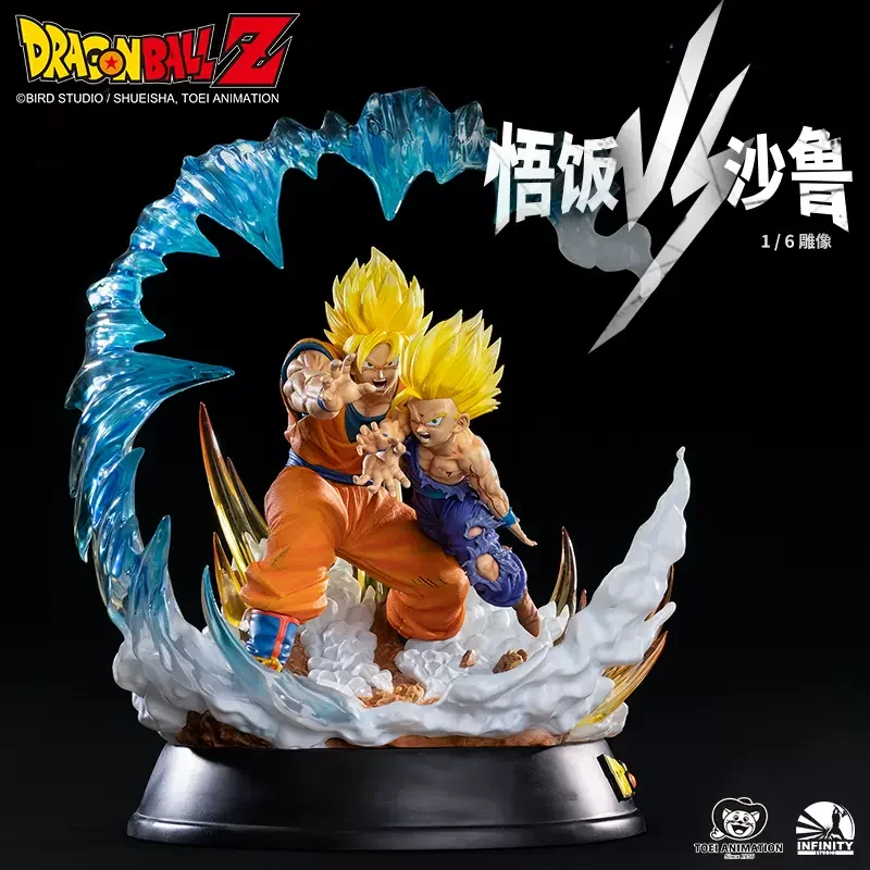  【In Stock】INFINITY Studio Dragon Ball Z Battle Series - Son Gohan.Goku VS Cell 1/6 Limited Resin Statue（Copyright）