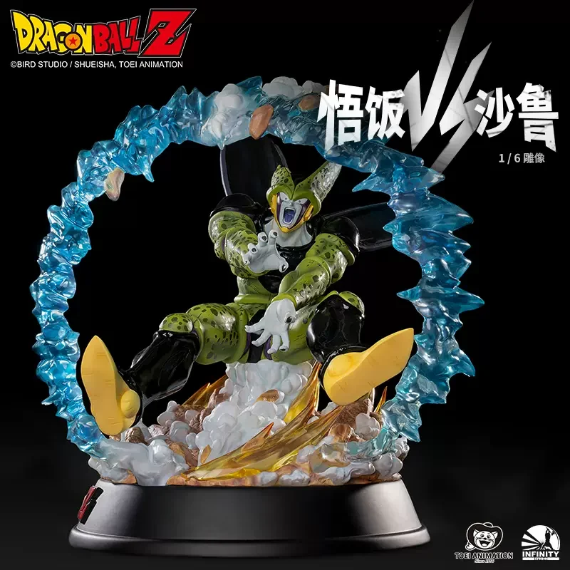  【In Stock】INFINITY Studio Dragon Ball Z Battle Series - Son Gohan.Goku VS Cell 1/6 Limited Resin Statue（Copyright）