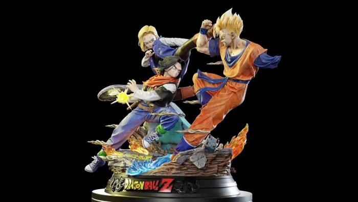 【In Stock】KD Collectibles Dragon Ball Z Android 17 18 VS Future Gohan 1 ...