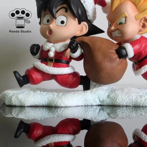 【Pre order】Panda Studio Dragon Ball Christmas Goku Vegeta Resin Statue