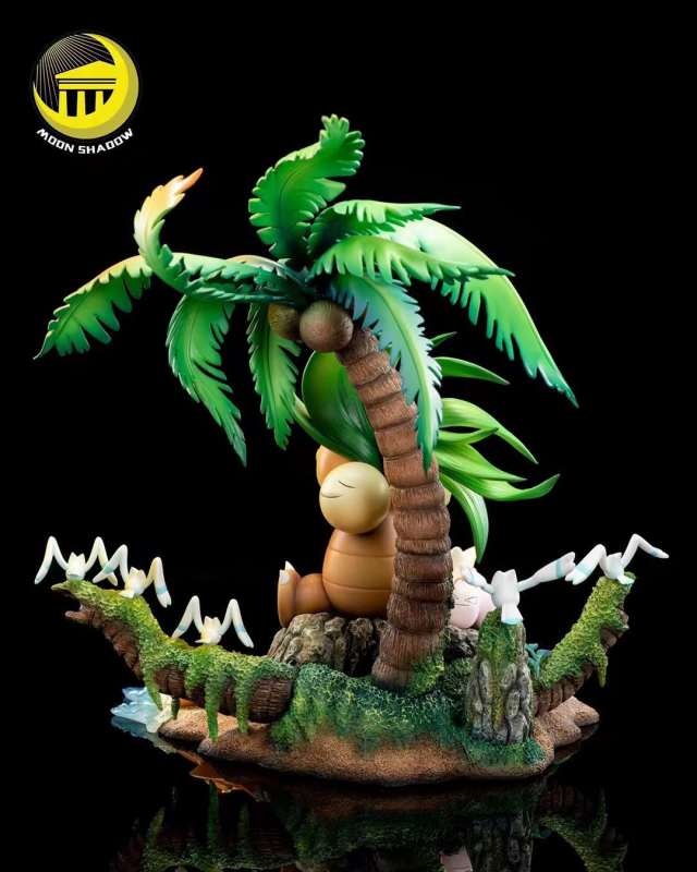 【Pre order】MOON Shadow Studio Pokemon Exeggutor family beach scene Resin Statue