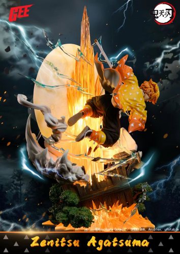 【Pre order】AniMester GEE Demon Slayer Agatsuma Zenitsu Thunderbolt flash 1/5 Resin statue (Copyright)