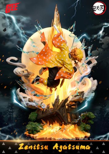 【Pre order】AniMester GEE Demon Slayer Agatsuma Zenitsu Thunderbolt flash 1/5 Resin statue (Copyright)
