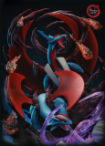 【Pre order】Fantasy Studio Pokemon GX Evolution Series Chapter 7 Salanance Family Dragon Resin Statue