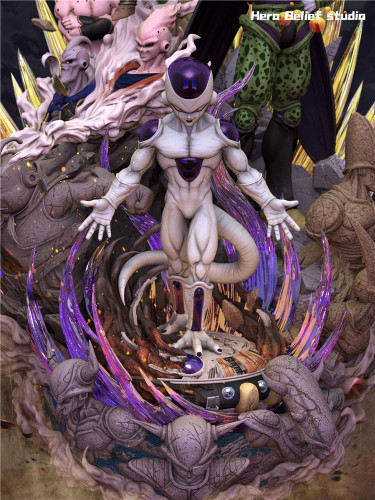 【In Stock】Hero Belief Studio Dragon Ball Three villains Frieza Cell Buu 1/6 Resin statue