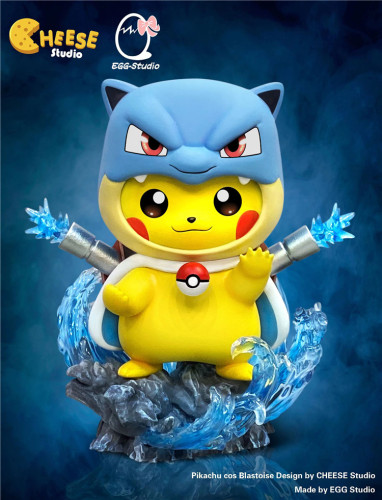 【Pre order】EGG-Studio Pokemon Blastoise Pikachu Resin statue