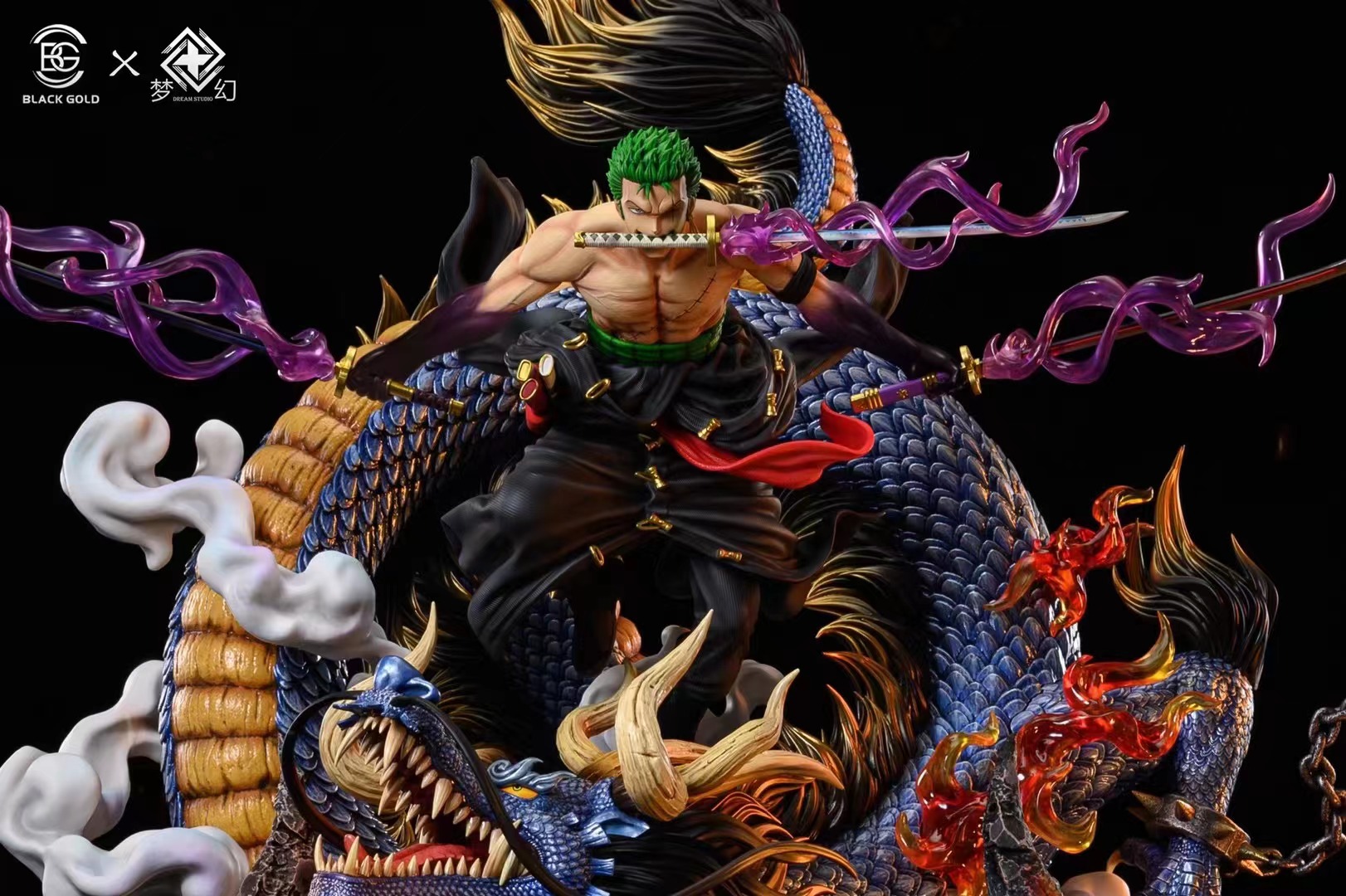 In Stock】BG Studio One Piece Gear Five NIKA Luffy & Roronoa