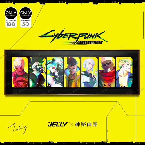 【Pre order】Original painter Jelly * Mysterious Gallery jointly produced [Cyberpunk · Marginalist] autographed painting