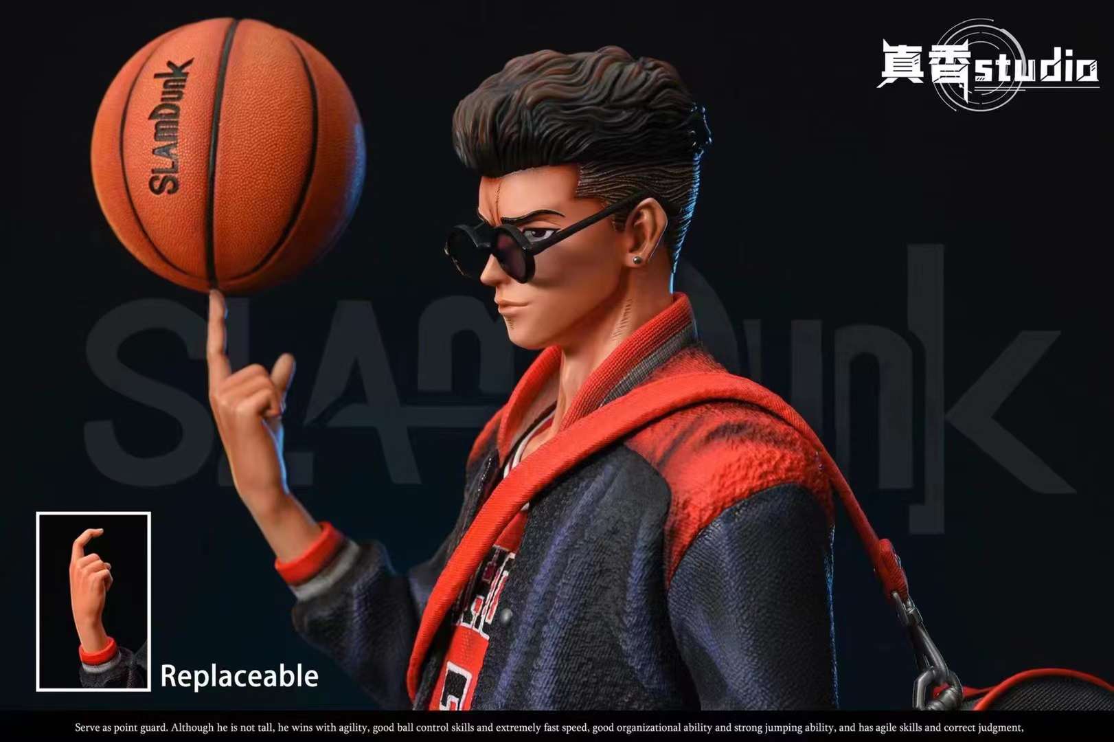 Pre order】ZX Studio SlamDunk Miyagi Ryota Poly Statue
