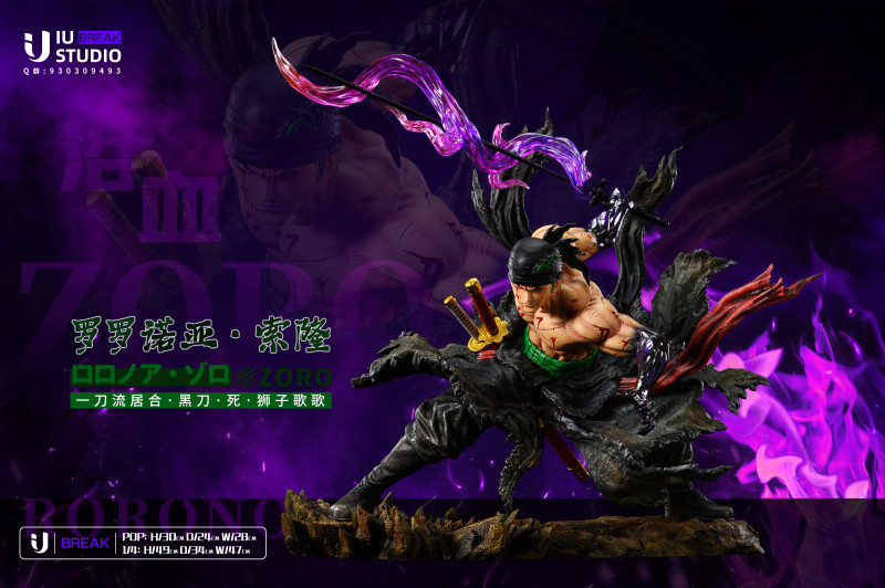 【In Stock】IU STUDIO One Piece Roronoa Zoro Double proportion resin statue
