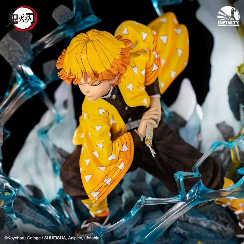 【In Stock】INFINITY Studio Demon Slayer 1/4 Agatsuma Zenitsu Collection level statue (Copyright)