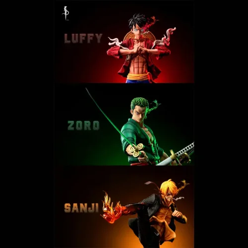 【Pre order】S1 Studio One Piece Three Forces Luffy&Zoro&Sanji Resin statue