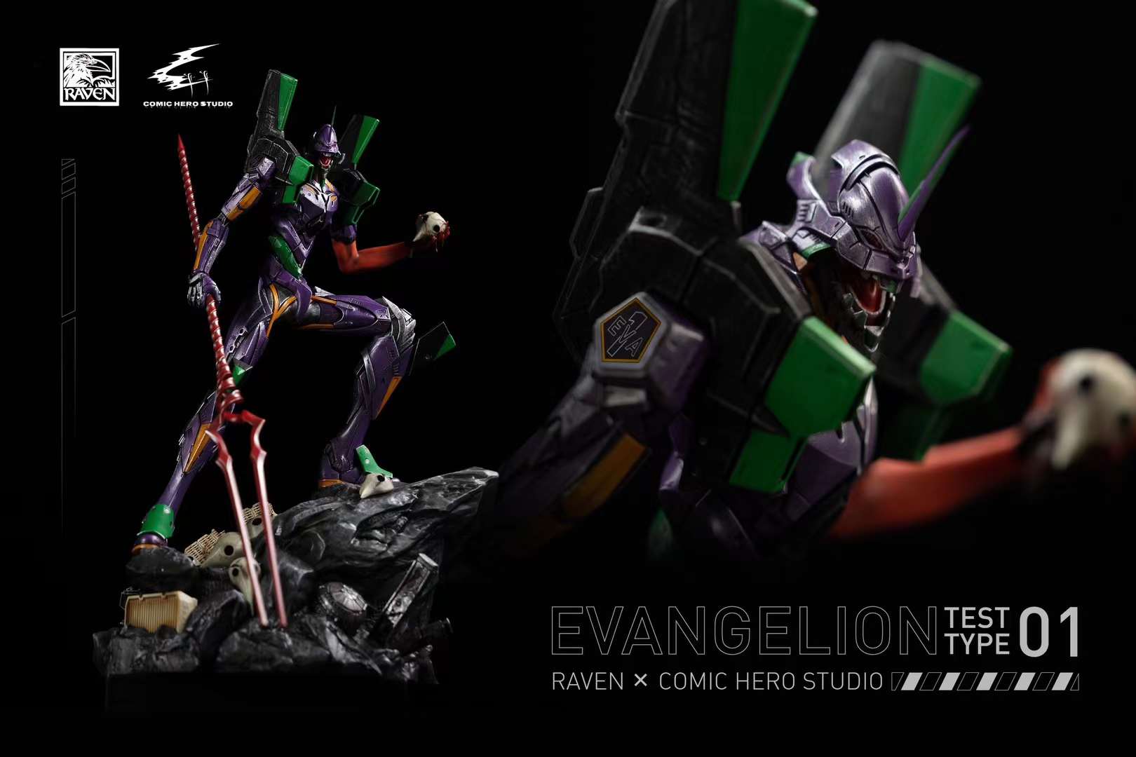 Pre order】RAVEN STUDIO x Comic Hero Studio EVA EVANGELION Pre order】RAVEN STUDIO x Comic Hero Studio EVA EVANGELION