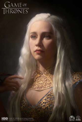 【Pre order】Infinity Studio Game of Thrones Daenerys Targaryen  1/1 Resin Bust (Copyright)