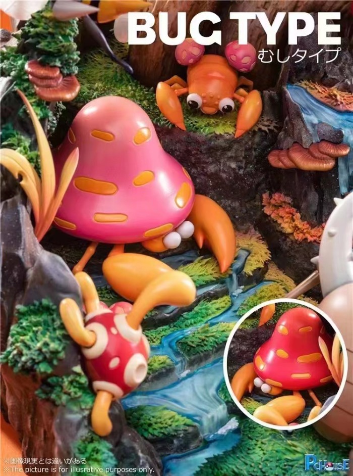 Pre order】Pc house Studio Pokemon Bug Type Resin statue
