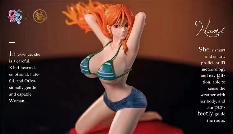 ライダー　Dragon x POP Studio ナミ2体 In Stock】Dragon X POP Studio One Piece BB002-Nami 1/6 Resin