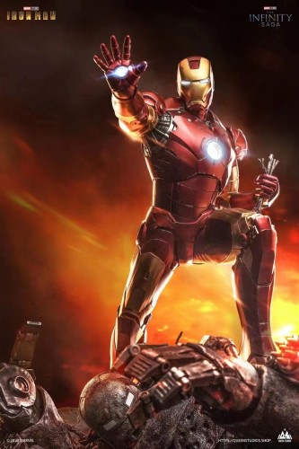 【Pre order】QUEEN STUDIOS Iron Man Mark3 1/4 Copyright Resin Figure