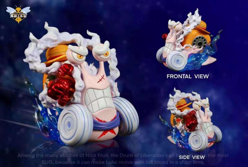 【Pre order】Wasp studio One Piece NIKA Luffy Den Den Mushi Resin statue