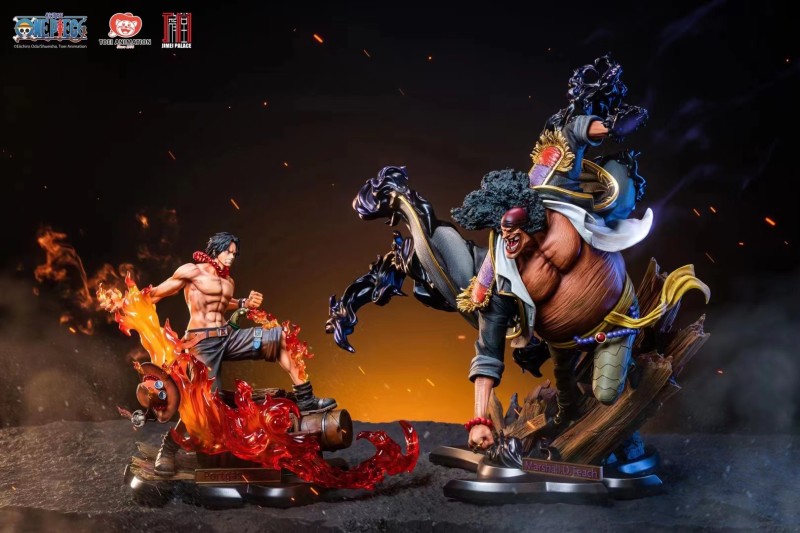 【In Stock】JIMEI Palace ONE PIECE Portgas·D· Ace Vs Marshall·D·Teach Resin Statue (Copyright)