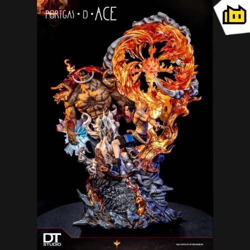 【In Stock】DT Studio One Piece Ace Dai Enkai Entei Resin Statue