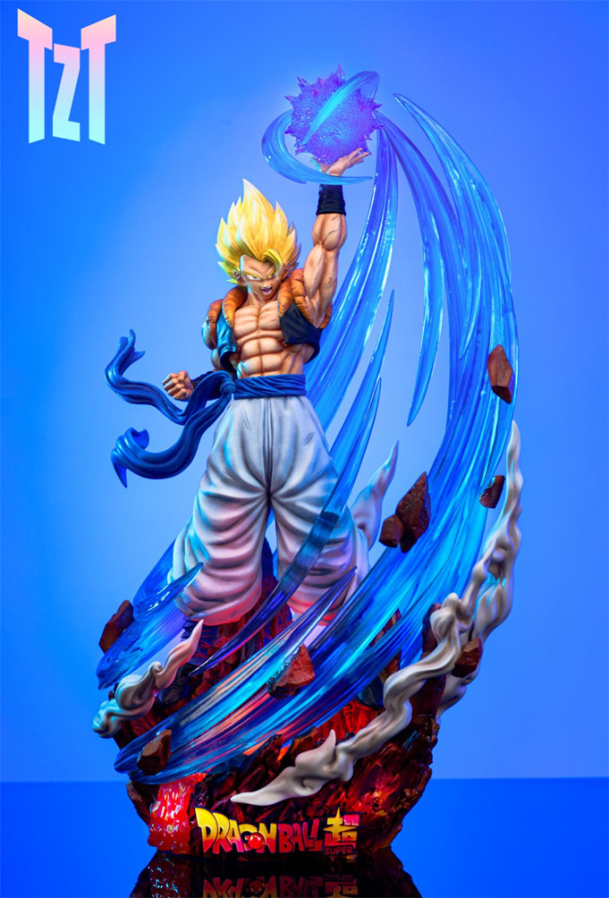 LK Studio 1/6 Dragon Ball Samurai Gogeta Blue Hair Resin Painted