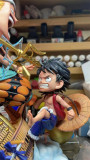 【Pre order】Super Fantasy Sdutio  One Piece SD Luffy vs Enel Resin statue