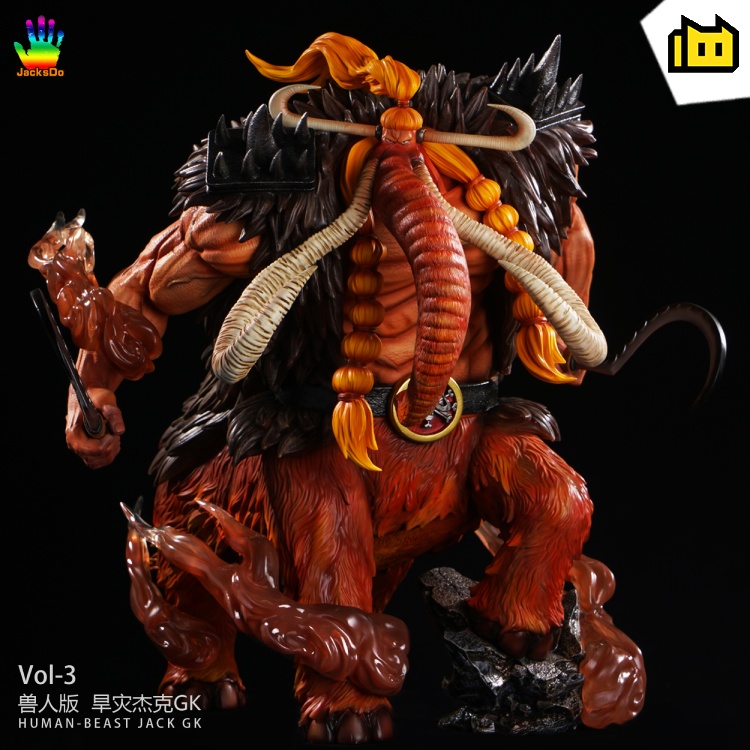 In Stock】JacksDo One Piece POP HUMAN Beast Jack Resin Statue