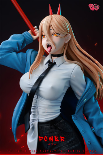【In Stock】R18 Studio Chainsaw man Power 1/4 Resin Statue
