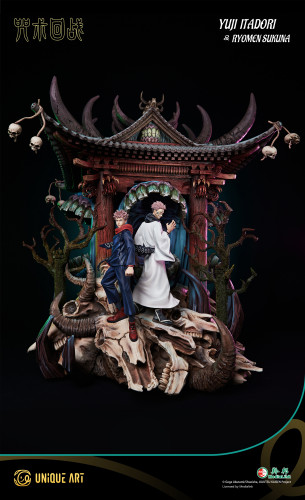 【Pre order】Unique Art Studio Jujutsu Kaisen Itadori Yuji&Ryomen Sukuna Resin Statue (Copyright)