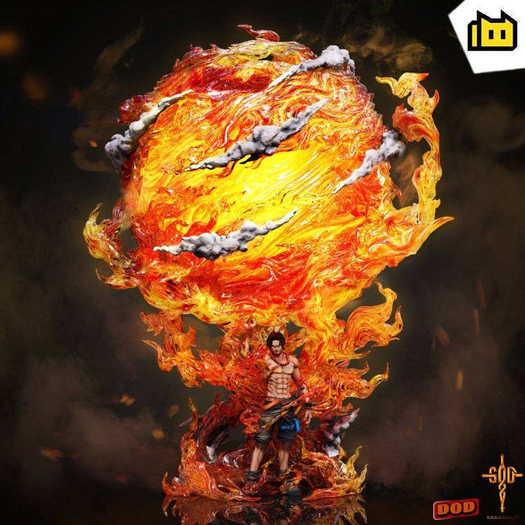 【In Stock】DOD Studio&GOD One Piece Portgas·D· Ace Resin Statue