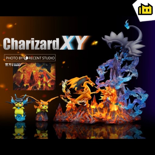 In stock EGG Studio Mega Charizard X 1/6 Resin Figure Model Statue