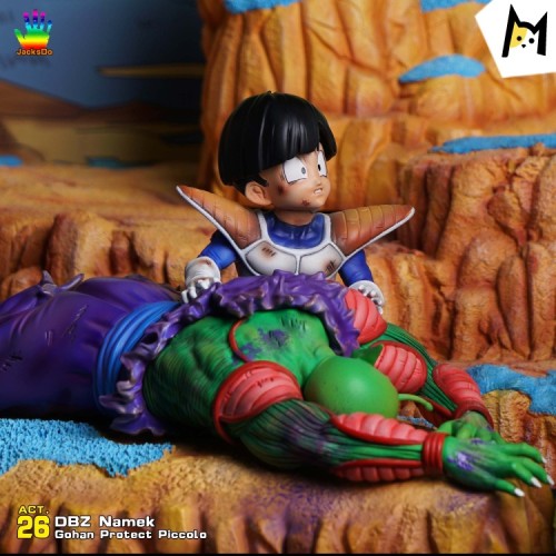 【In Stock】JacksDo Studio Dragon Ball Z ACT.26 Gohan Protect Piccolo Resin Statue