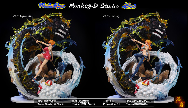 【In Stock】Monkey D Studio ONE PIECE Weather Nami 1/6 Resin Statue