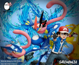 【Pre order】EGG-Studio Pokemon Ash Ketchum Greninja clan Resin statue