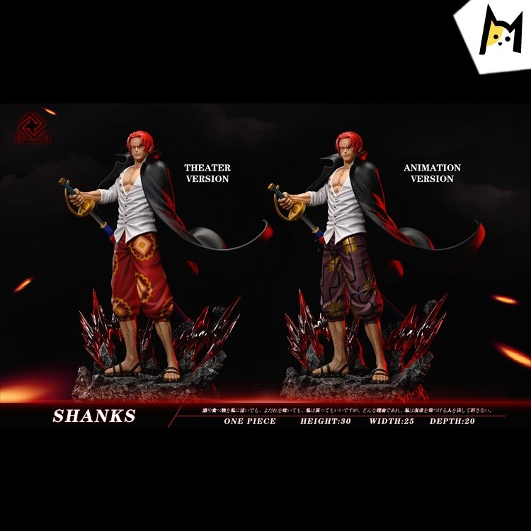 【Pre order】MH Studio ONE PIECE Red Hair Shanks POP Resin Statue