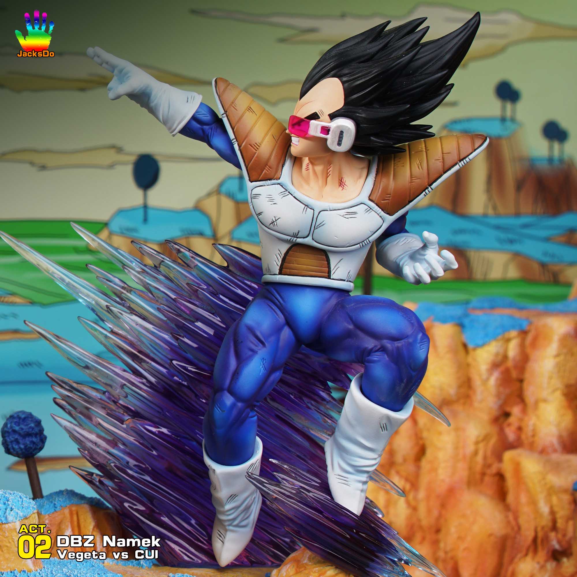 ドラゴンボール JacksDoベジータVSキュイフィギュア