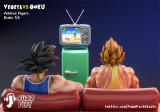 【In Stock】FuzzFeet Studio Dragon Ball computer game Son Goku Vs Vegeta 1/6 Resin Statue