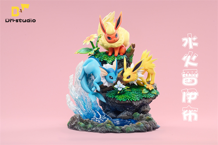 Pre order DM STUDIO Pokemon Eevee family Resin Statue