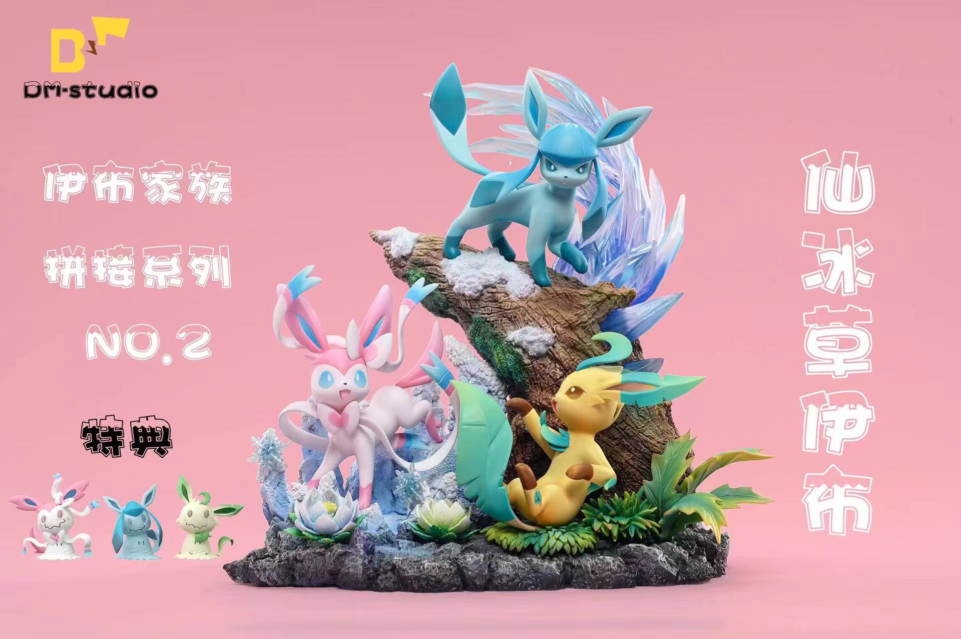 IN STOCK] Statue [DM] - Eevee Family - Vaporeon & Jolteon