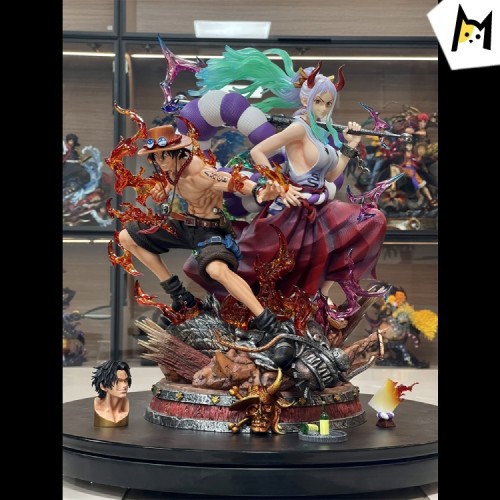 【In Stock】LX-Studio One Piece Ace Yamato Resin Statue