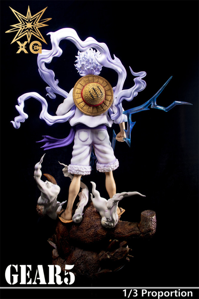SH Studio One Piece Gear 5 Nika Monkey Luffy VS Kaido Resin LED Statue  Preorder