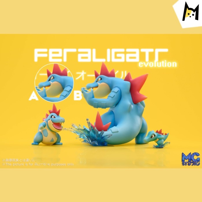 Pokemon Hydro Pump & Totodile Statue - Baby Studio [Pre-Order Closed] main image 1